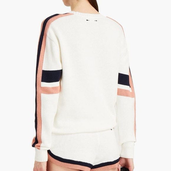 🤎THE UPSIDE Boo striped cotton top - Picture 4 of 13